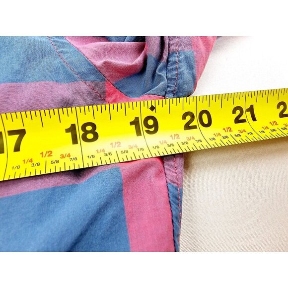 J. Crew Lightweight Size Small Slim Fit Men's Blue Red Check Button Down Shirt - Picture 2 of 10